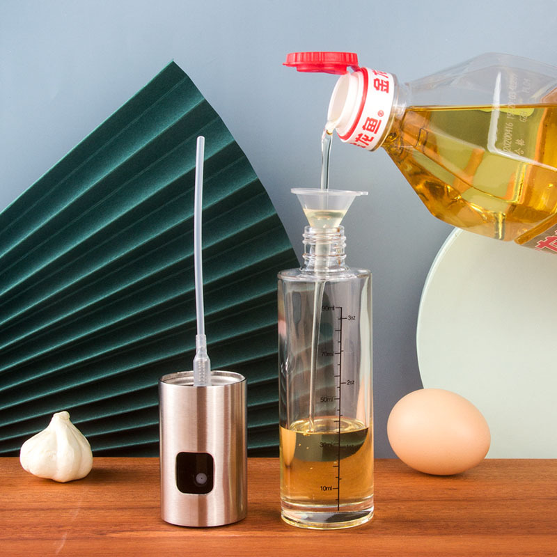 304 stainless steel spray bottle pneumatic barbecue kitchen cooking oil spray olive oil spray control oil pot
