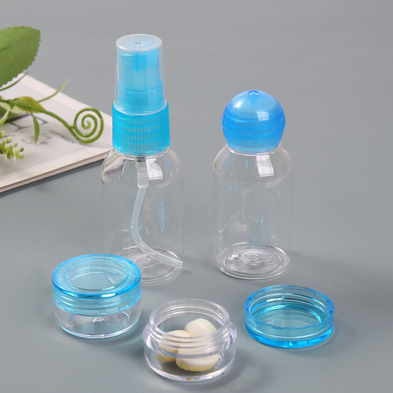 Batch of 30ml Spray Bottle + mushroom gai 5G Cosmetic Case 2pcs Fine Mist Moisturizing Plastic Storage Bottle Factory Direct Sales