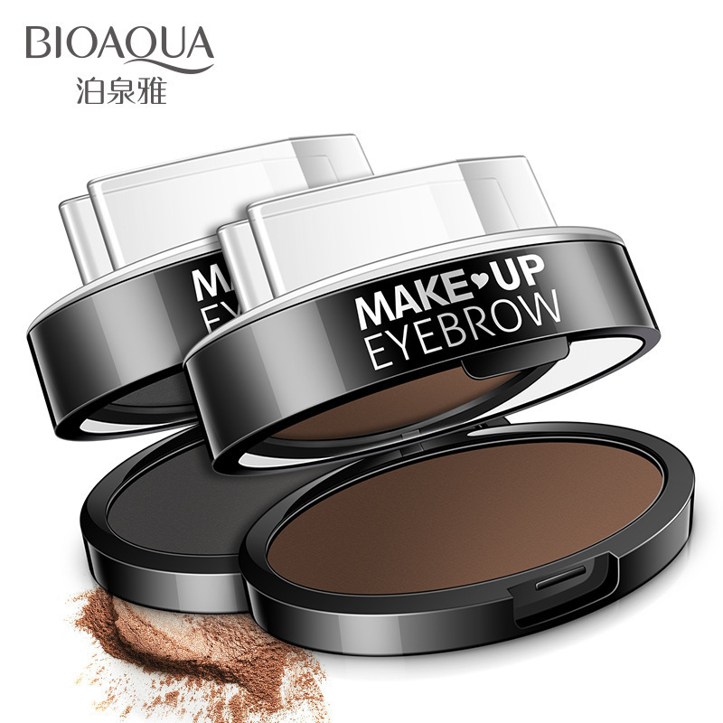 Bioaqua Charm Seal Lazy Eyebrow Powder One Printing Molding Eyebrow Powder Thrush Eyebrow Stamp Powder Eyebrow Powder Cosmetics Wholesale