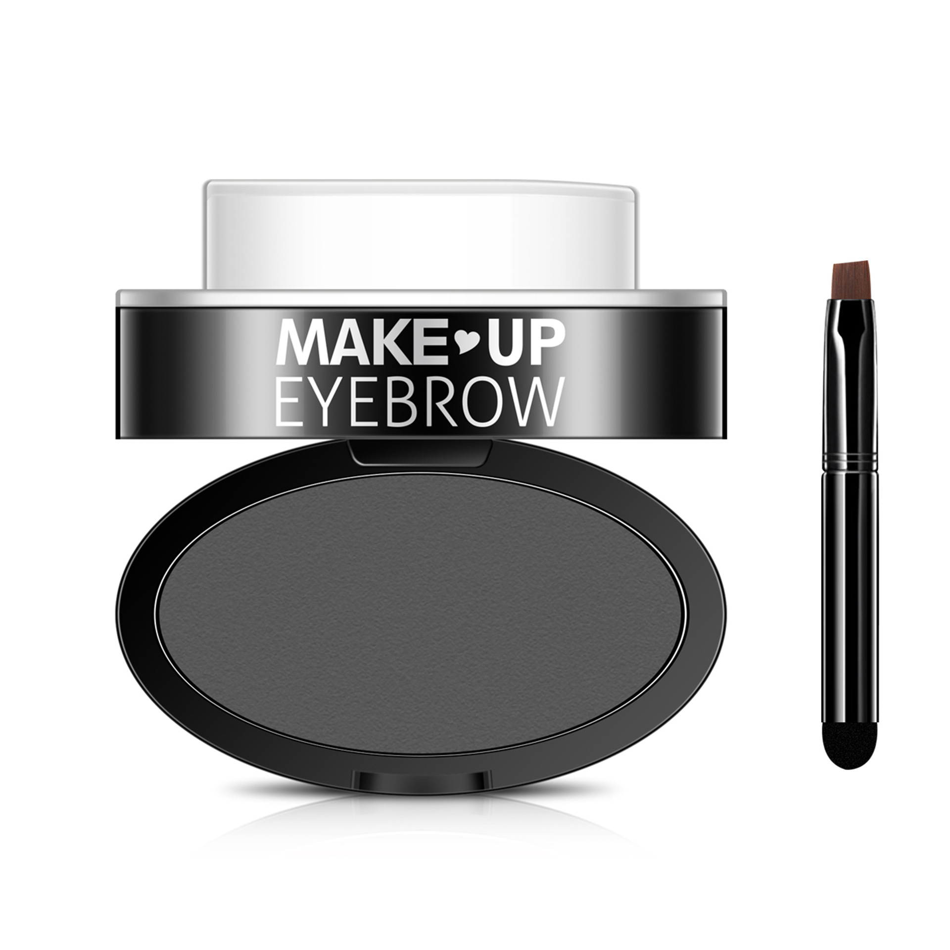 Bioaqua Charm Seal Lazy Eyebrow Powder One Printing Molding Eyebrow Powder Thrush Eyebrow Stamp Powder Eyebrow Powder Cosmetics Wholesale