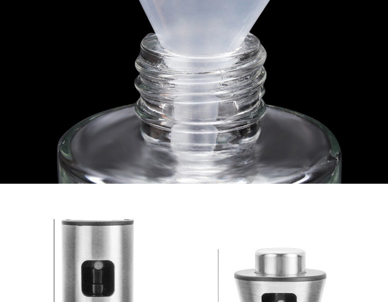 steel oil spray bottle according to air pressure sprayer BBQ oil spray can leakproof nozzle spray control oil can