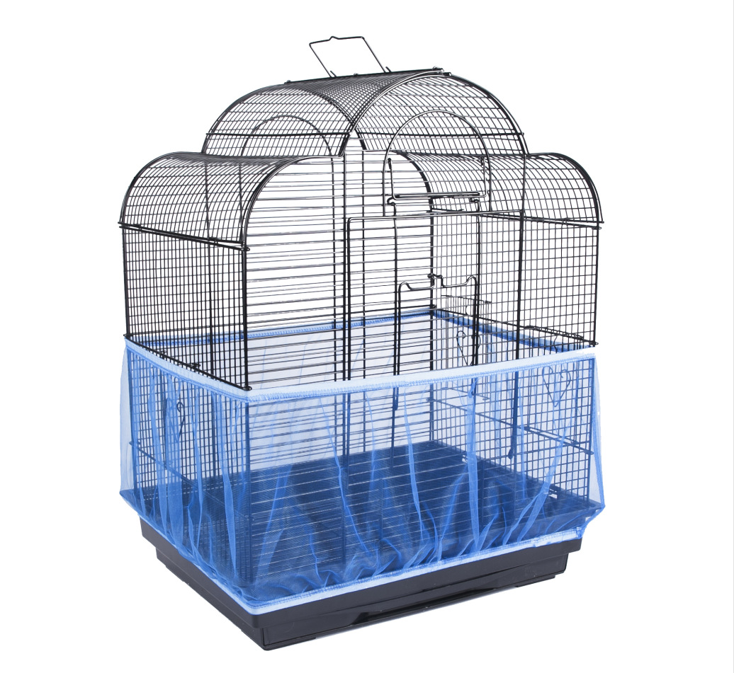 Mesh Bird Cover Dust-Proof Bird Cage Accessories Thrush Starling Voile Cover Large, Medium and Small Number
