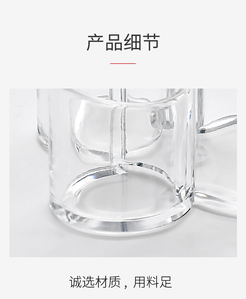 Factory Direct Sales Korean Column Makeup Brush Storage Bucket Eyebrow Pencil Comb Finishing Signature Desk Pen Holder Decoration