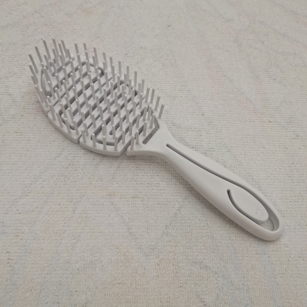 Bathroom Hollow Elastic Comb Broken Hair Massage Scalp Wet and Dry Static Tangle Teezer Princess Comb Mosquito-Repellent Incense Comb