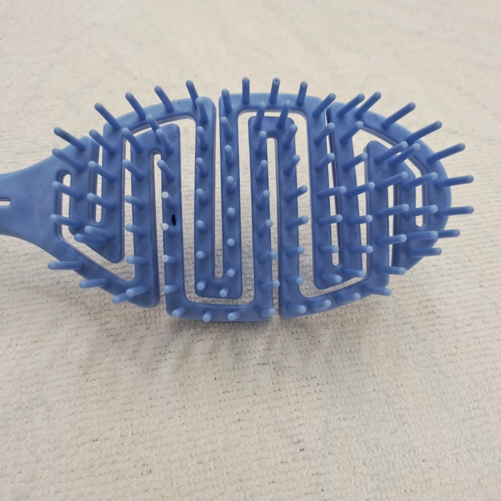 Bathroom Hollow Elastic Comb Broken Hair Massage Scalp Wet and Dry Static Tangle Teezer Princess Comb Mosquito-Repellent Incense Comb