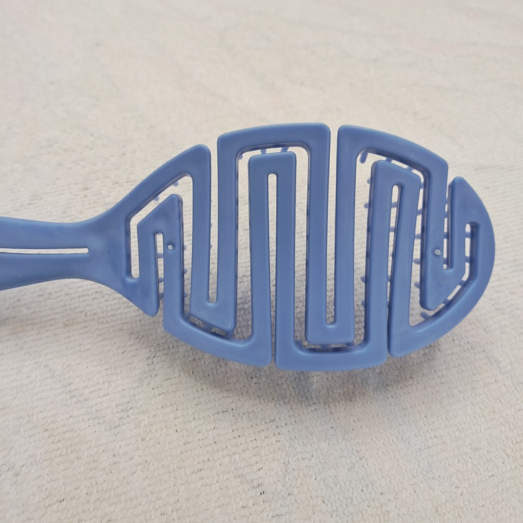 Bathroom Hollow Elastic Comb Broken Hair Massage Scalp Wet and Dry Static Tangle Teezer Princess Comb Mosquito-Repellent Incense Comb