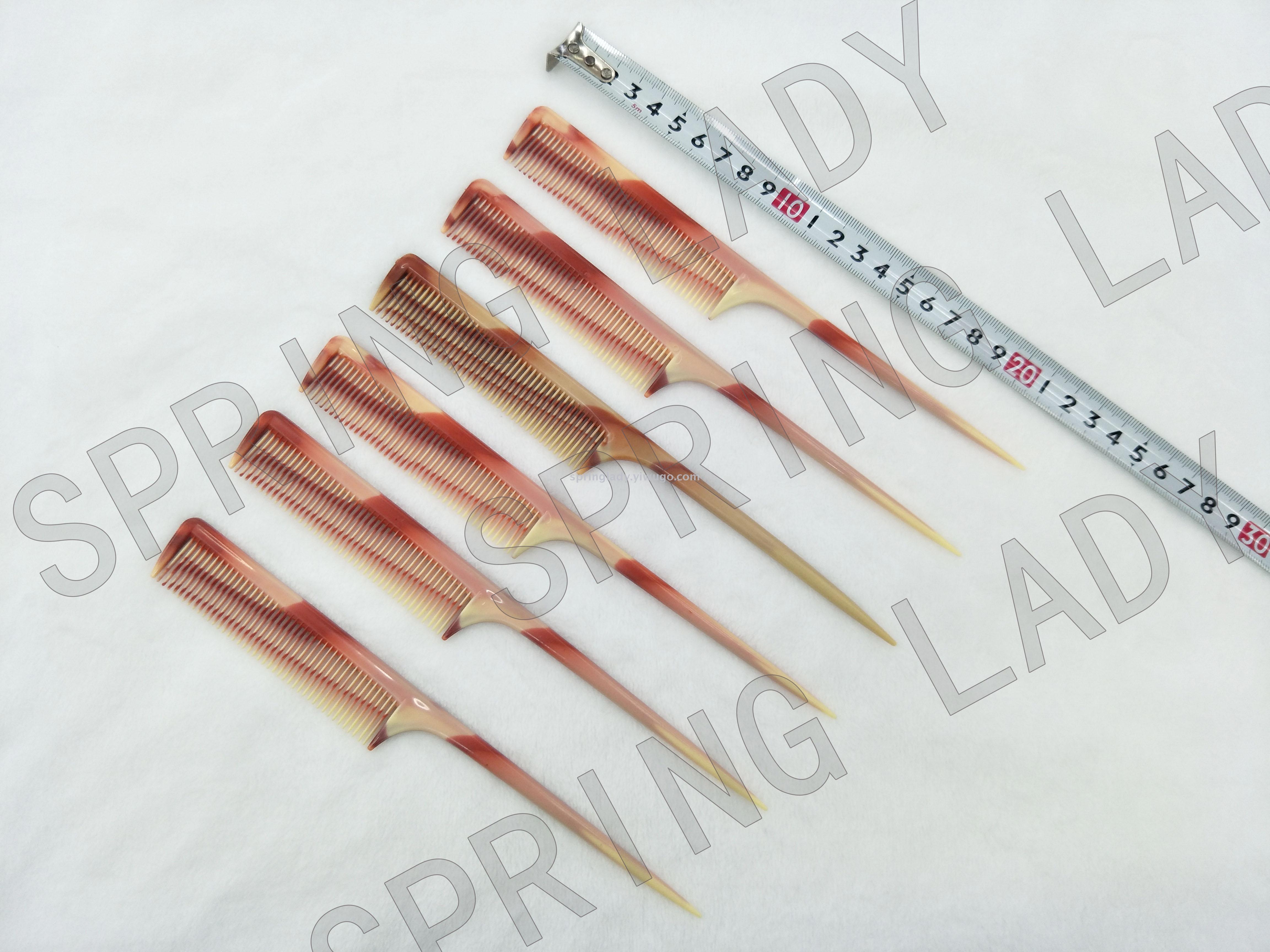 Hairdressing Professional Makeup Comb Plastic Pointed Tail Comb Fluff Comb Evening Wear Comb Hair Pick Comb Wholesale Spring Lady