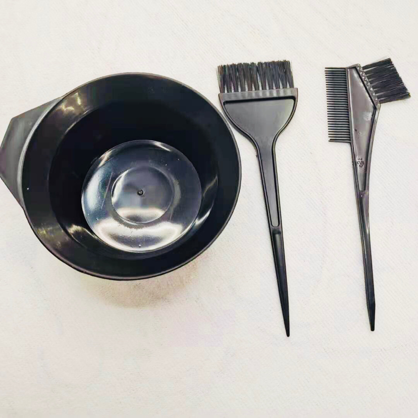 Professional Hairdressing Hair Dyeing Tools Bleaching Hair Dyeing Brush for Hair Salon Two-Side Dyeing Comb Soft Hair Paris Painting Dyeing Brush Sub-Set