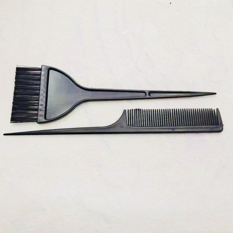 Professional Hairdressing Hair Dyeing Tools Bleaching Hair Dyeing Brush for Hair Salon Two-Side Dyeing Comb Soft Hair Paris Painting Dyeing Brush Sub-Set