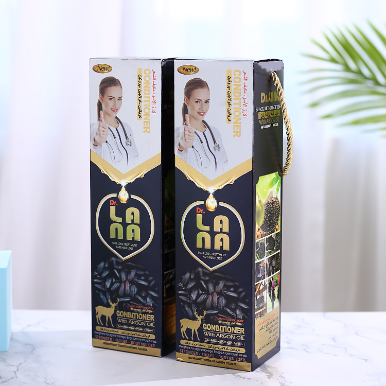 Lana Black Rice Wash hair conditioner 500ml Oil Control Anti-Dandruff Anti-Itching Fluffy Lasting Fragrance