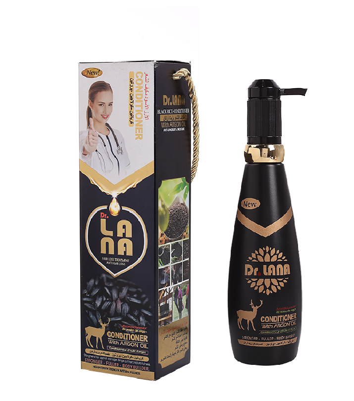 Lana Black Rice Wash hair conditioner 500ml Oil Control Anti-Dandruff Anti-Itching Fluffy Lasting Fragrance