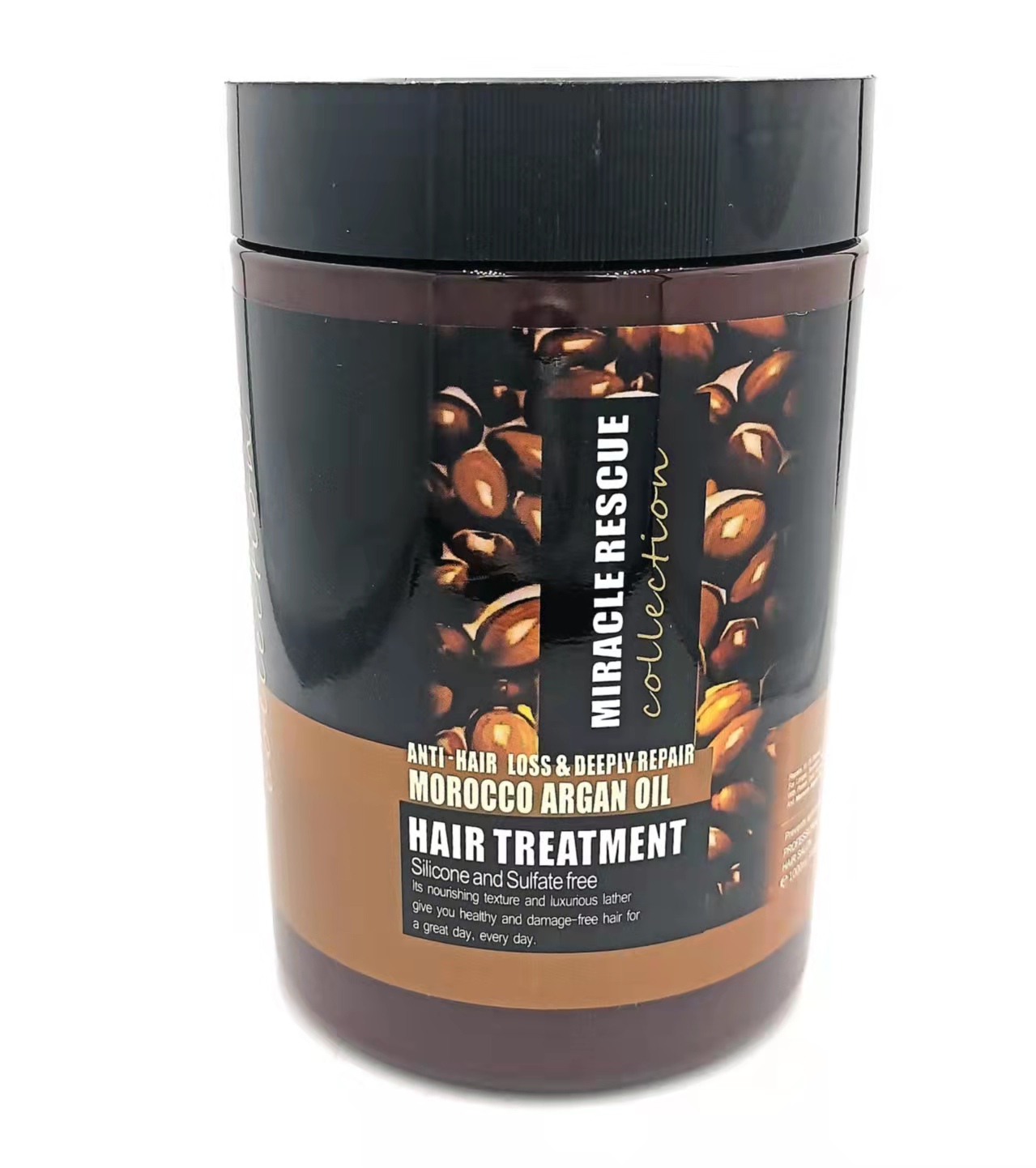 Lana MIRACLE RESCUE ARGON OIL hair Mask hair conditioner Improve dry and smooth hair 1000ml Lana MIRACLE RESCUE ARGON OIL hair Mask hair conditioner Improve dry and smooth hair 1000ml
