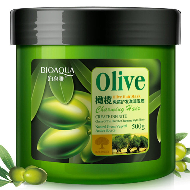 Bioaqua Olive Non-Steamed Care Nutrition Hair Mask Hair Conditioner Hair Treatment Ointment Manic Soft Hair Conditioner Cosmetics Manufacturer