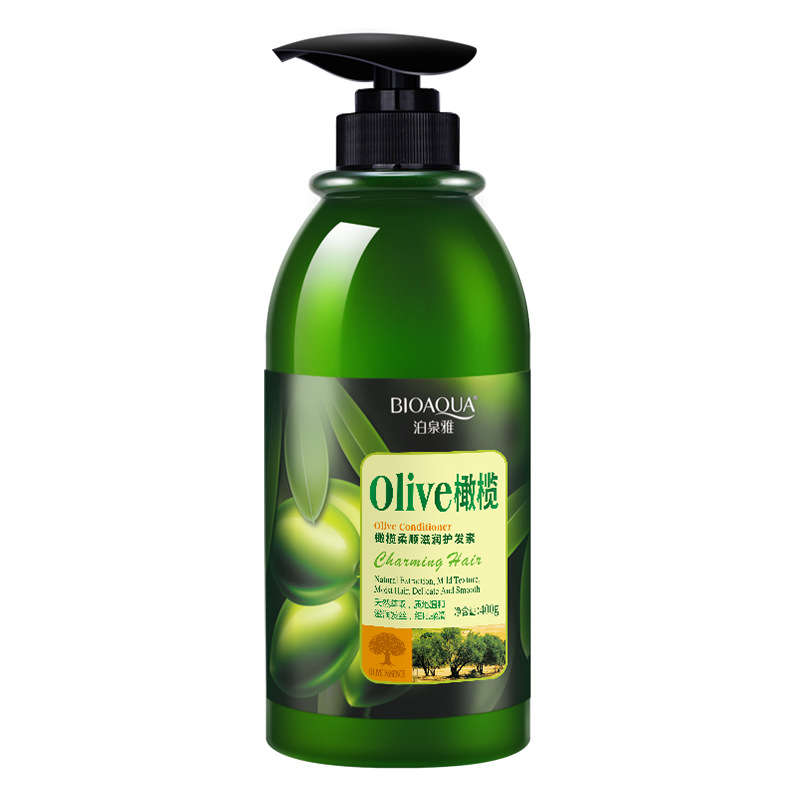 Bioaqua Olive Nourishing Moisturizing Hair Care Special Shaping Fluffy Hair Conditioner Wash and Care Wholesale Manufacturer