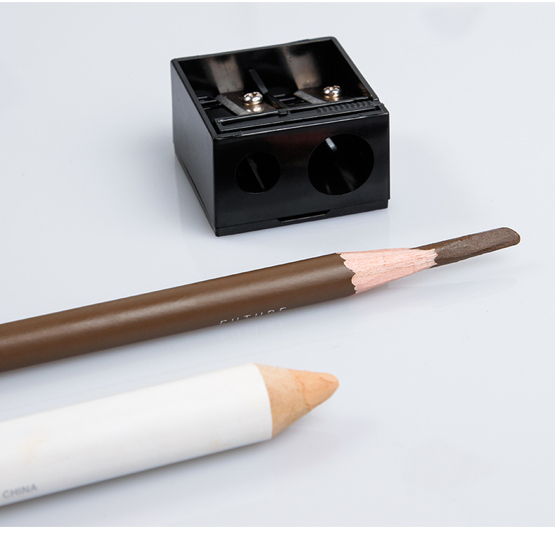 Pudaier Double-Effect Shaping Cover Flaw Natural Machete Eyebrow Pencil Pen Cover Combination Set Cross-Border Beauty Makeup