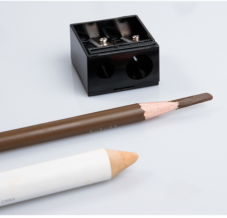 Pudaier Double-Effect Shaping Cover Flaw Natural Machete Eyebrow Pencil Pen Cover Combination Set Cross-Border Beauty Makeup