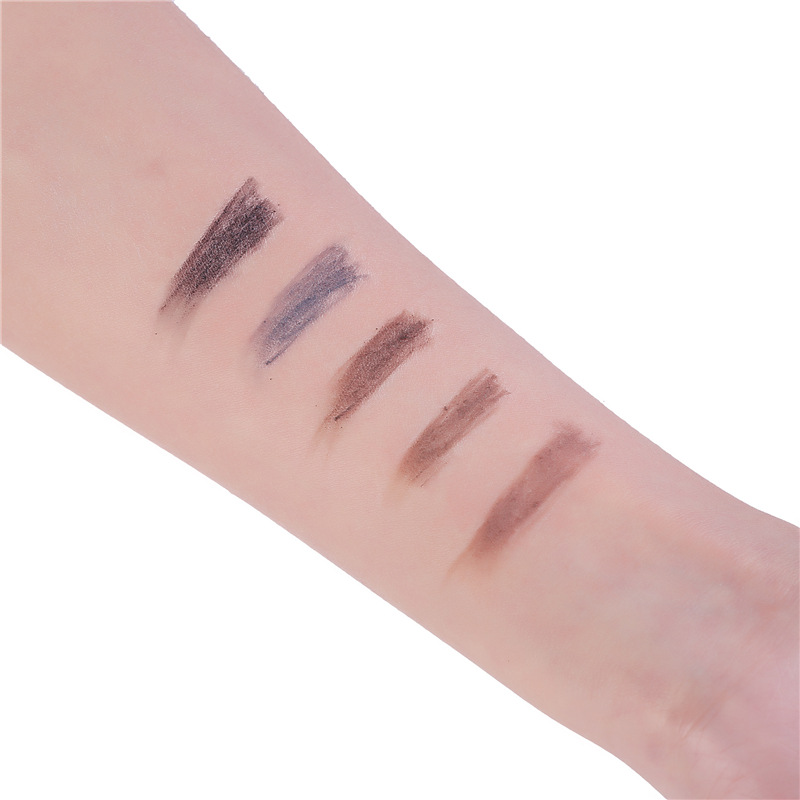 Factory Wholesale TikTok Same Style Small Gold Block Eyebrow Pencil Girl Double-Headed Eyebrow Pencil Beginner Thrush Beauty Gold Bar Eyebrow Pencil