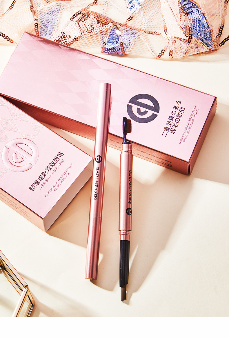 Cross-Border CD Double-Headed Eyebrow Pencil Toothbrush Type Blending Brush Automatic Rotating Waterproof Not Easy to Smudge Eyebrow Powder Ultra-Fine Eyebrow Pencil Eyebrow Pencil Cross-Border CD Double-Headed Eyebrow Pencil Toothbrush Type Blending Brush Automatic Rotating Waterproof Not Easy to Smudge Eyebrow Powder Ultra-Fine Eyebrow Pencil Eyebrow Pencil