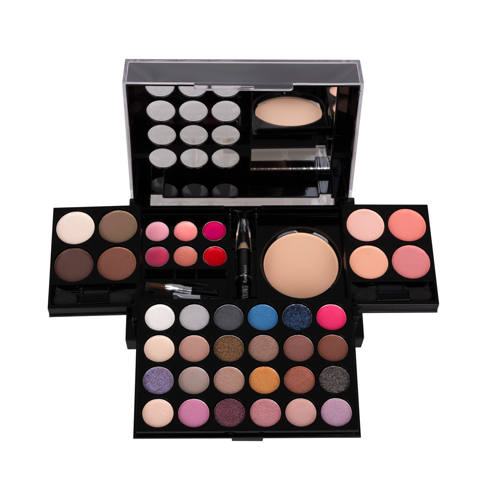 Missyoung New Product Makeup Palette Eye Shadow Plate Powder Blush Eyebrow Pencil Lip Gloss Combination Mini Set Foreign Trade Popular Style Missyoung New Product Makeup Palette Eye Shadow Plate Powder Blush Eyebrow Pencil Lip Gloss Combination Mini Set Foreign Trade Popular Style
