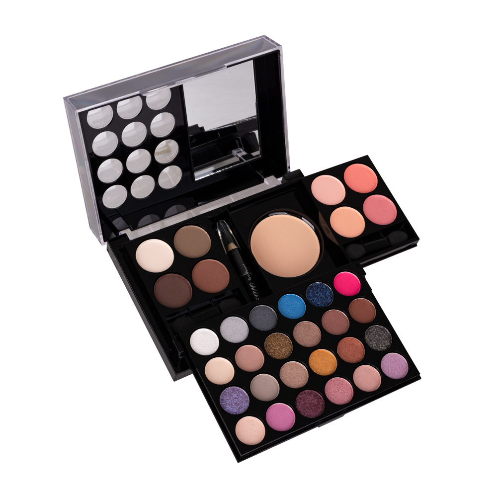 Missyoung New Product Makeup Palette Eye Shadow Plate Powder Blush Eyebrow Pencil Lip Gloss Combination Mini Set Foreign Trade Popular Style Missyoung New Product Makeup Palette Eye Shadow Plate Powder Blush Eyebrow Pencil Lip Gloss Combination Mini Set Foreign Trade Popular Style