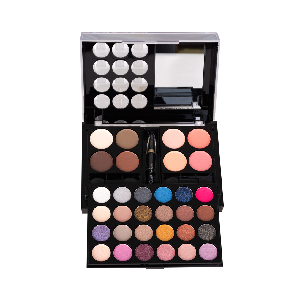 Missyoung New Product Makeup Palette Eye Shadow Plate Powder Blush Eyebrow Pencil Lip Gloss Combination Mini Set Foreign Trade Popular Style Missyoung New Product Makeup Palette Eye Shadow Plate Powder Blush Eyebrow Pencil Lip Gloss Combination Mini Set Foreign Trade Popular Style