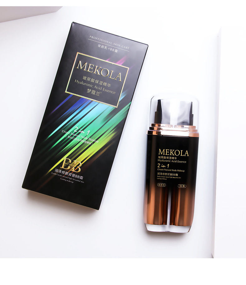 New Beauty Repair Double Tube BB Cream Hyaluronic Acid Moisturizing Make-up Primer + BB Cream Concealer Not Stuck Powder Refreshing Makeup New Beauty Repair Double Tube BB Cream Hyaluronic Acid Moisturizing Make-up Primer + BB Cream Concealer Not Stuck Powder Refreshing Makeup