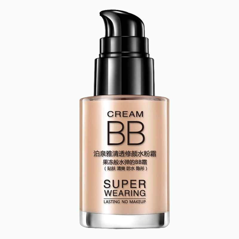 Bioaqua Clear Water Cream BB Cream Liquid Foundation Moisturizing Makeup Primer Concealer Foundation Cream Wholesale Cosmetics