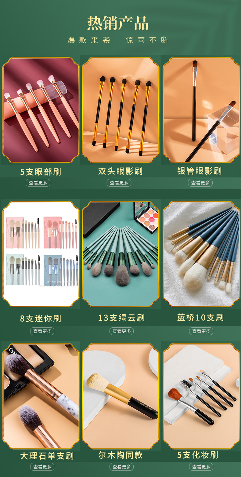 8 Mini Makeup Brushes Portable Models Concealer Powder Brush Set Soft Hair Beauty Foundation Eyeshadow Tools Makeup Brush 8 Mini Makeup Brushes Portable Models Concealer Powder Brush Set Soft Hair Beauty Foundation Eyeshadow Tools Makeup Brush
