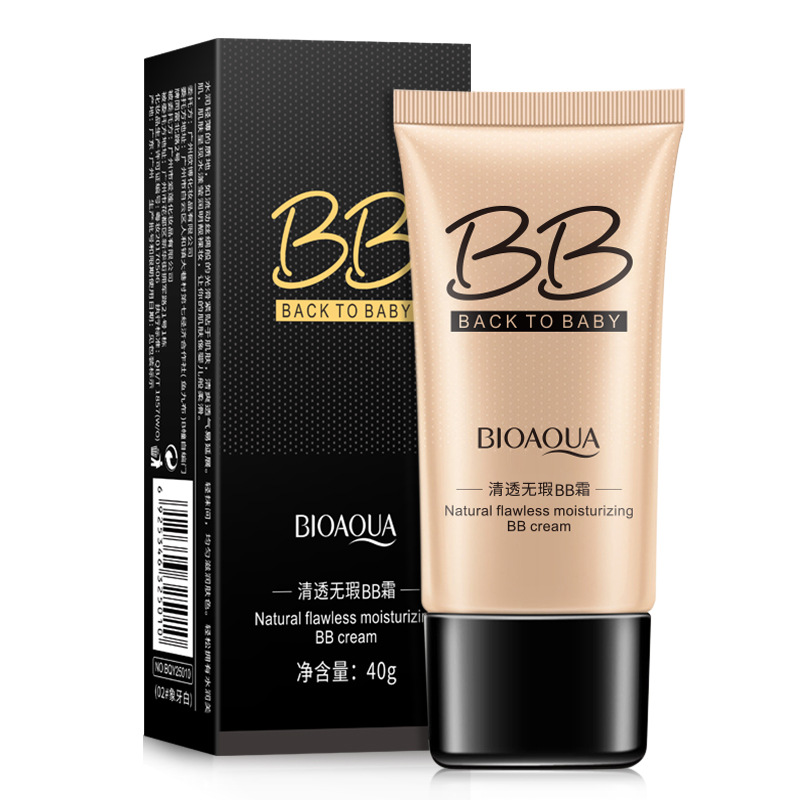 Bioaqua Flawless BB Cream Concealer Repair Liquid Foundation Cushion BB Cream BB Cream Moisturizing Light Natural Nude Makeup Water Cream