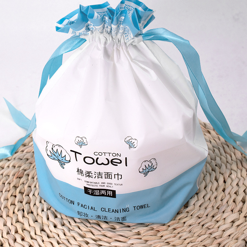 Disposable Face Cloth Thick Cotton Large Roll Cleaning Towel Facial Cleansing Tissue Beauty Salon Face Cleaning Cotton Pads Paper Factory Wholesale