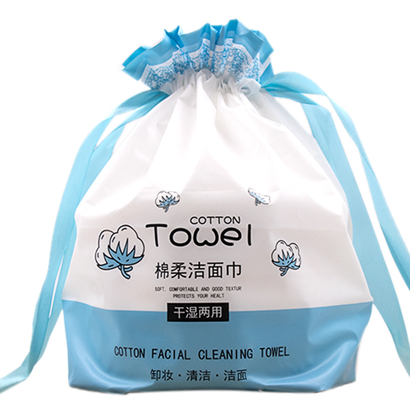 Disposable Face Cloth Thick Cotton Large Roll Cleaning Towel Facial Cleansing Tissue Beauty Salon Face Cleaning Cotton Pads Paper Factory Wholesale