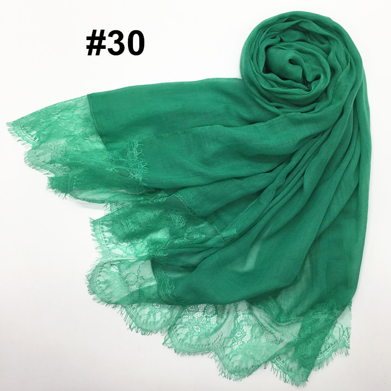 Women's Shawl Solid Color Lace Scarf Small Eyelashes Middle East Cross-Border Closed Toe Dual Purpose Scarf Shawl for Women Women's Shawl Solid Color Lace Scarf Small Eyelashes Middle East Cross-Border Closed Toe Dual Purpose Scarf Shawl for Women
