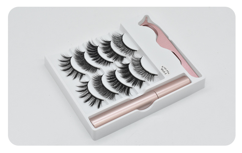 5 Pairs of Assortment Pack Magnetic False Eyelash Eyeliner Set Magnetic Eyeliner Tweezers 5mix Magnetic Eyelashes 5 Pairs of Assortment Pack Magnetic False Eyelash Eyeliner Set Magnetic Eyeliner Tweezers 5mix Magnetic Eyelashes