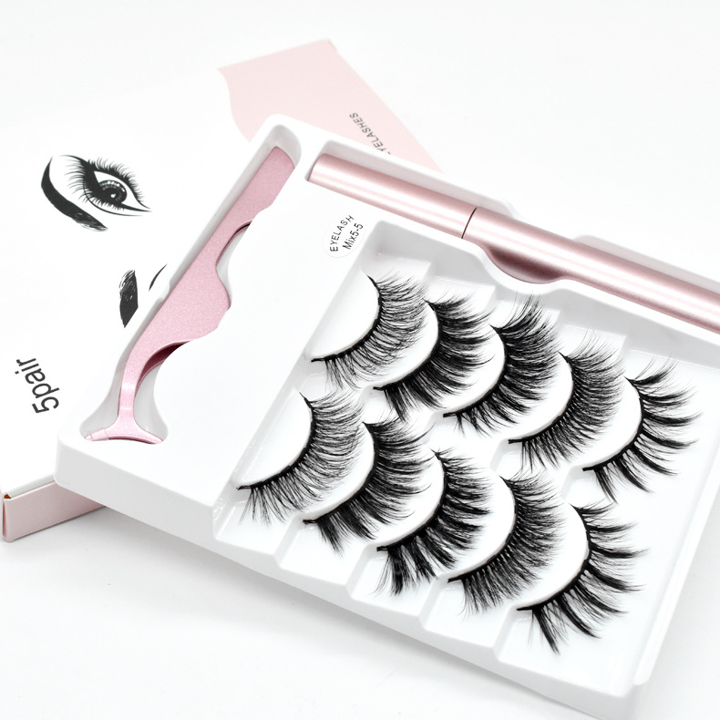 5 Pairs of Assortment Pack Magnetic False Eyelash Eyeliner Set Magnetic Eyeliner Tweezers 5mix Magnetic Eyelashes 5 Pairs of Assortment Pack Magnetic False Eyelash Eyeliner Set Magnetic Eyeliner Tweezers 5mix Magnetic Eyelashes