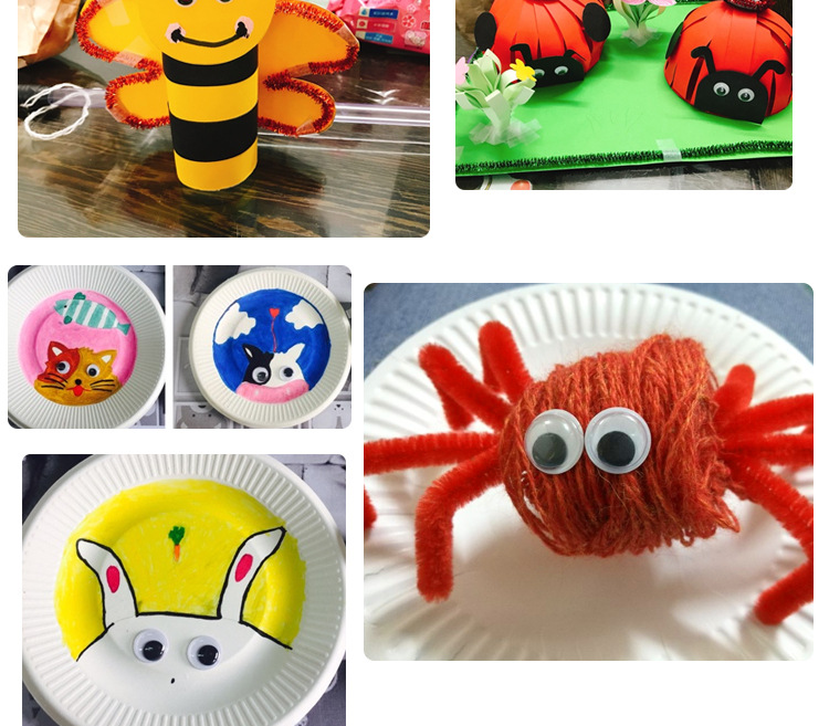 Color Plastic Moving Eyes with Adhesive Creative Handmade DIY with Eyelashes Eye Beads Stickers Black and White Eye Clay Accessories Color Plastic Moving Eyes with Adhesive Creative Handmade DIY with Eyelashes Eye Beads Stickers Black and White Eye Clay Accessories
