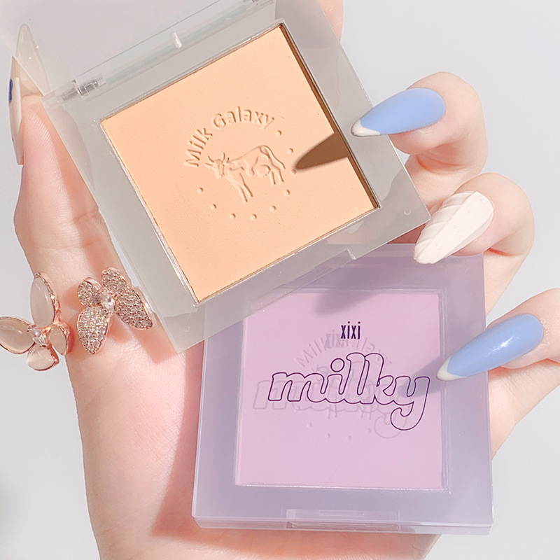 Xixi Milk Star River Soft Mist Blush Monochrome Blusher Plate Matte Vitality Small Orange Nude Makeup Cheap Repair Portable