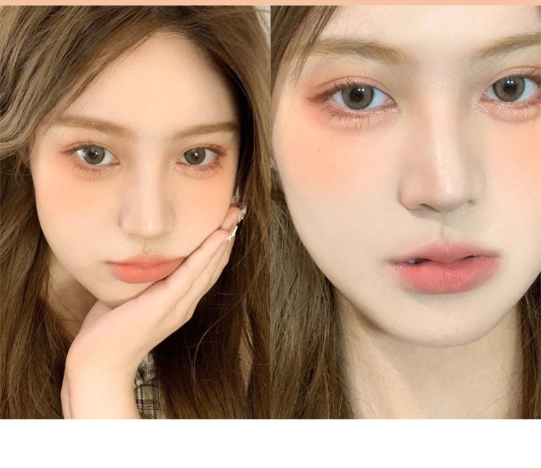 Xixi Milk Star River Soft Mist Blush Monochrome Blusher Plate Matte Vitality Small Orange Nude Makeup Cheap Repair Portable
