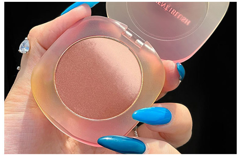 CVZ Gradient Pink Two-Tone Blush Nude Makeup Natural Good Look Blusher Plate Three-Dimensional Repair Female Student Makeup Rouge