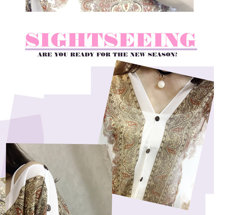Sunprotective clothing for women's wear long thin coat Korean version long sleeve chiffon garment large size sunscreen