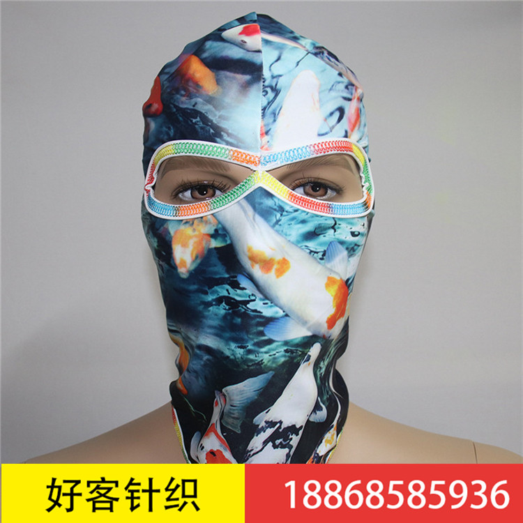 Ice cream sunscreen head scarf summer men&#039;s and women&#039;s cycling face cap multi-functional outdoor exercise breathable
