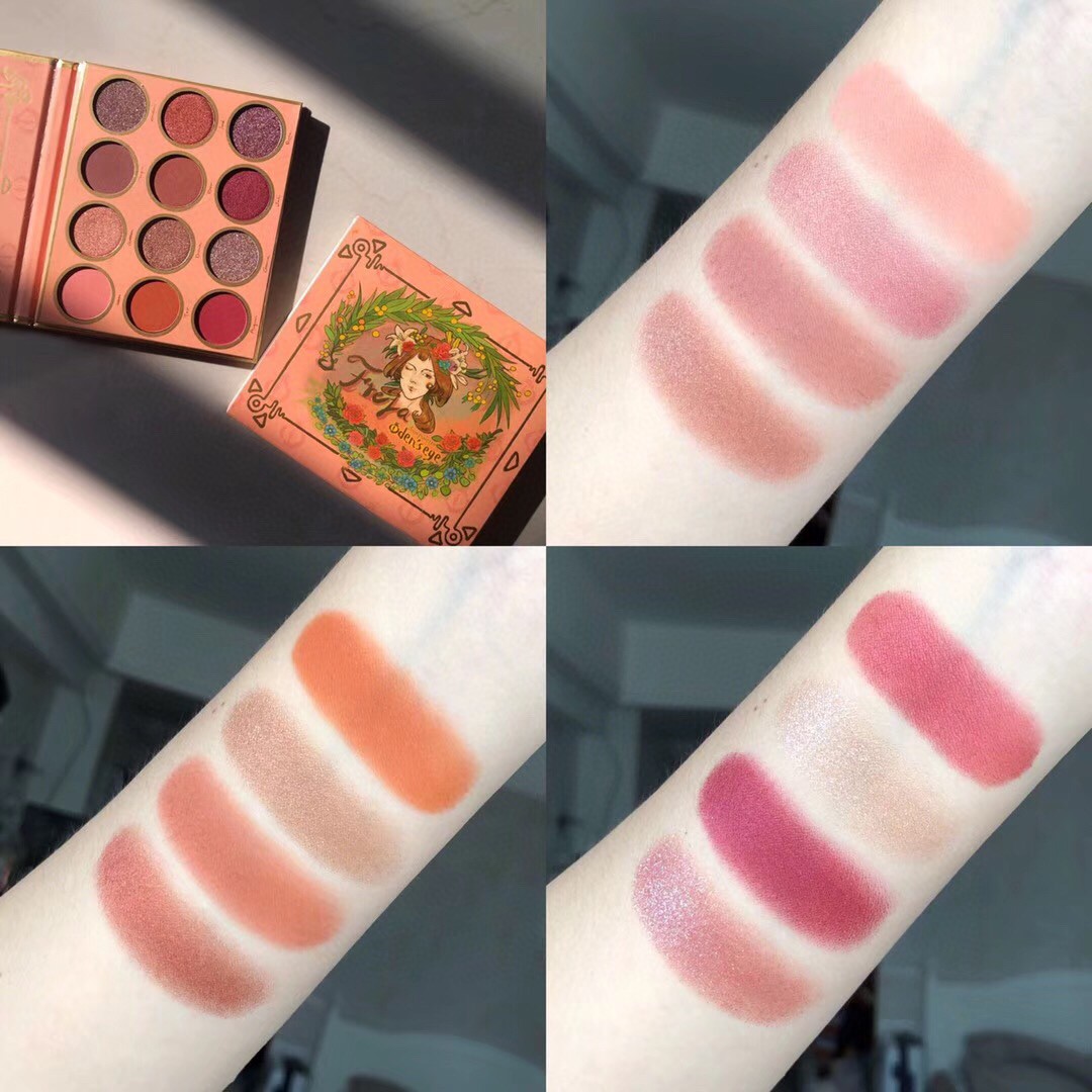 12 Color Fairy Eye Shadow Plate, Brown Series, Pumpkin Color Series, Peach Color Series Ins Super Hot Shimmering Powder Shimmer Waterproof 12 Color Fairy Eye Shadow Plate, Brown Series, Pumpkin Color Series, Peach Color Series Ins Super Hot Shimmering Powder Shimmer Waterproof