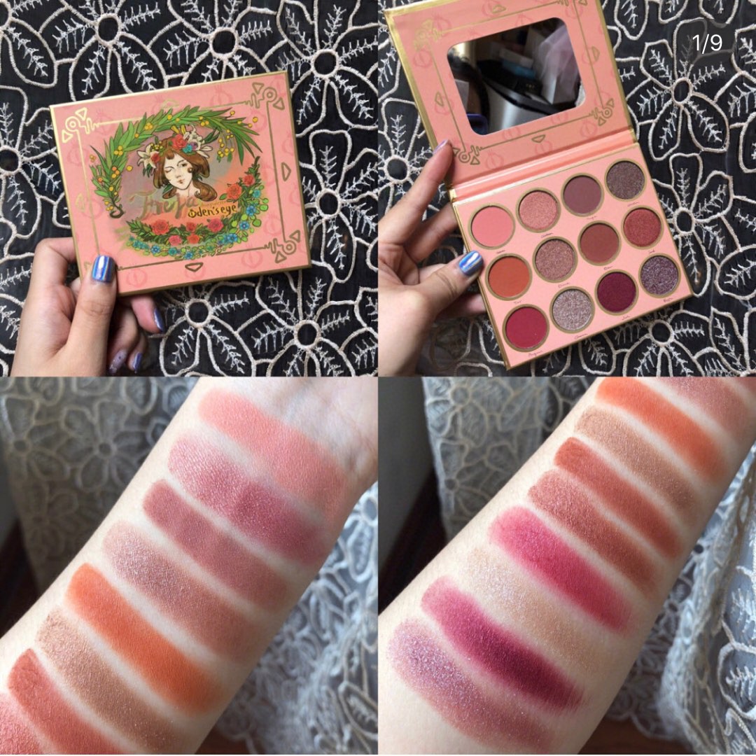 12 Color Fairy Eye Shadow Plate, Brown Series, Pumpkin Color Series, Peach Color Series Ins Super Hot Shimmering Powder Shimmer Waterproof