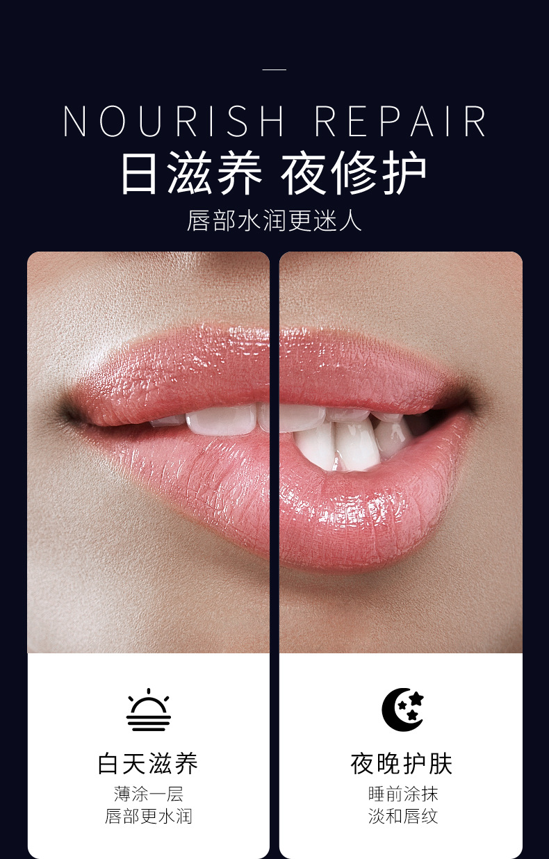 Bioaqua Men's Cool Feeling Lip Balm Nourishing Moisturizing Improve Dry Crack Mild Repair Improve Lip Lines Men's Lipstick