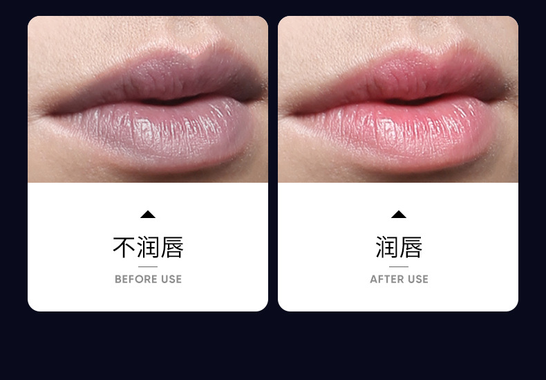 Bioaqua Men's Cool Feeling Lip Balm Nourishing Moisturizing Improve Dry Crack Mild Repair Improve Lip Lines Men's Lipstick