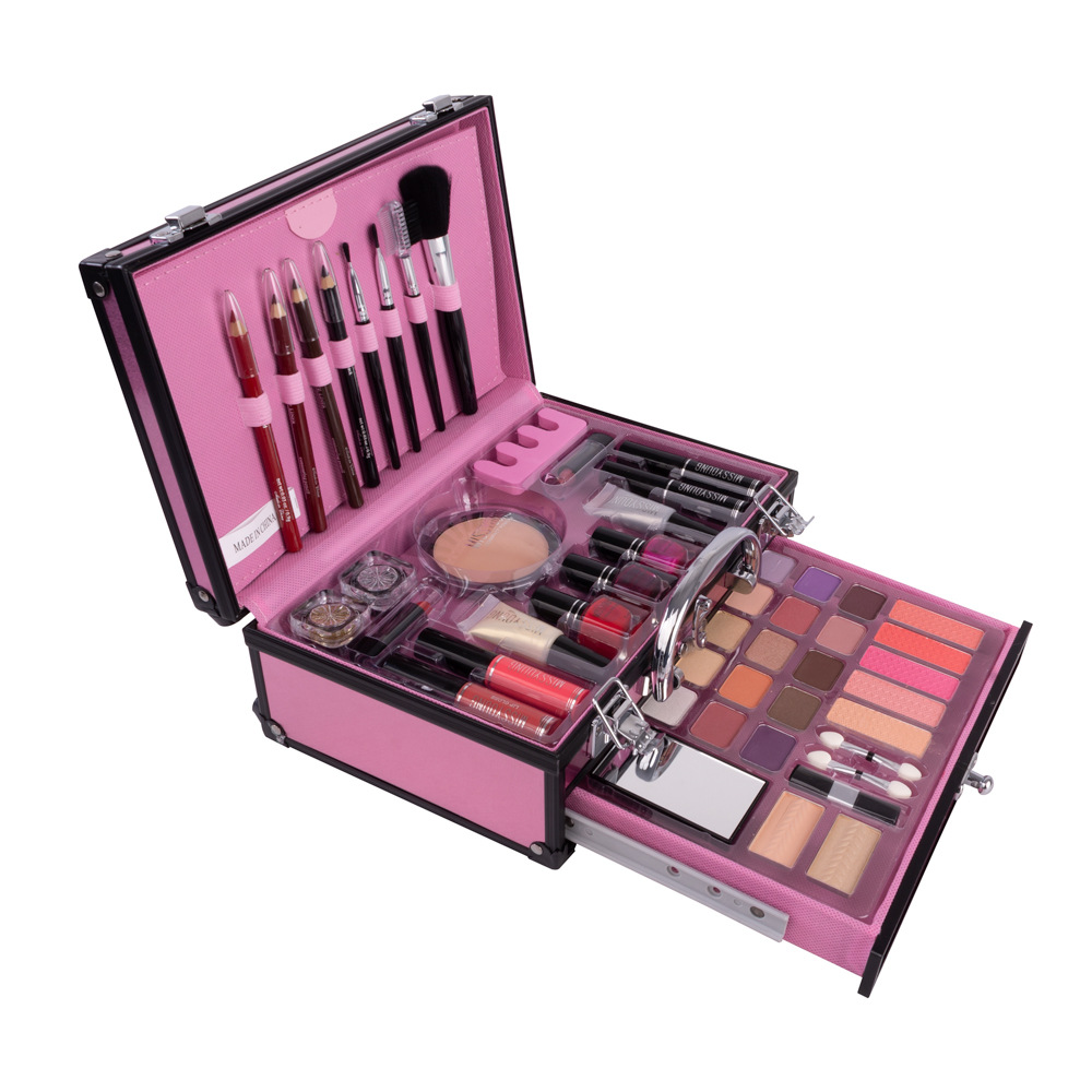 Foreign Trade Popular Style Makeup Artist Professional Makeup Set Cosmetics Set Eye Shadow Lipstick Manicure Mascara Combination