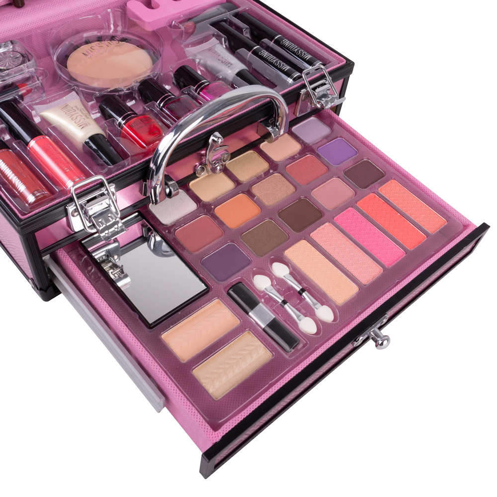 Foreign Trade Popular Style Makeup Artist Professional Makeup Set Cosmetics Set Eye Shadow Lipstick Manicure Mascara Combination