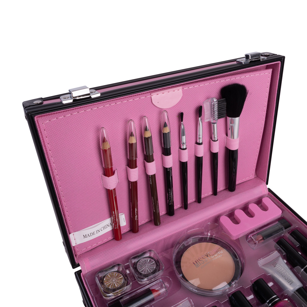 Foreign Trade Popular Style Makeup Artist Professional Makeup Set Cosmetics Set Eye Shadow Lipstick Manicure Mascara Combination