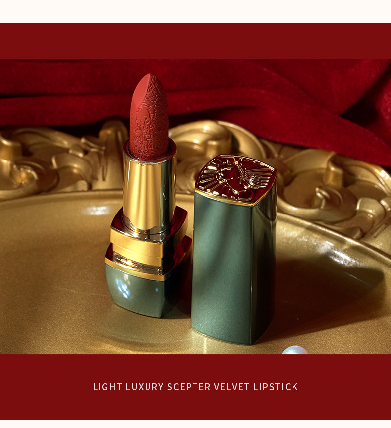 Chinese Goods Yishiting Tianma Dream-Chasing Soft Mist Lipstick Matte Finish Moisturizing Discoloration Resistant Student Carved Lipstick