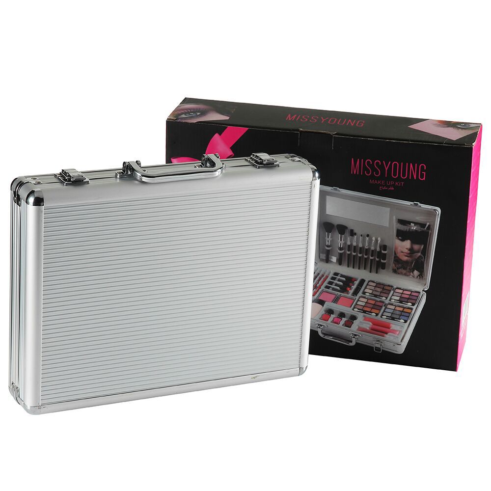Makeup Artist Makeup Kit Portable Aluminum Alloy Cosmetics Makeup Set Eye Shadow Lipstick Liquid Foundation Combination Set Makeup Artist Makeup Kit Portable Aluminum Alloy Cosmetics Makeup Set Eye Shadow Lipstick Liquid Foundation Combination Set