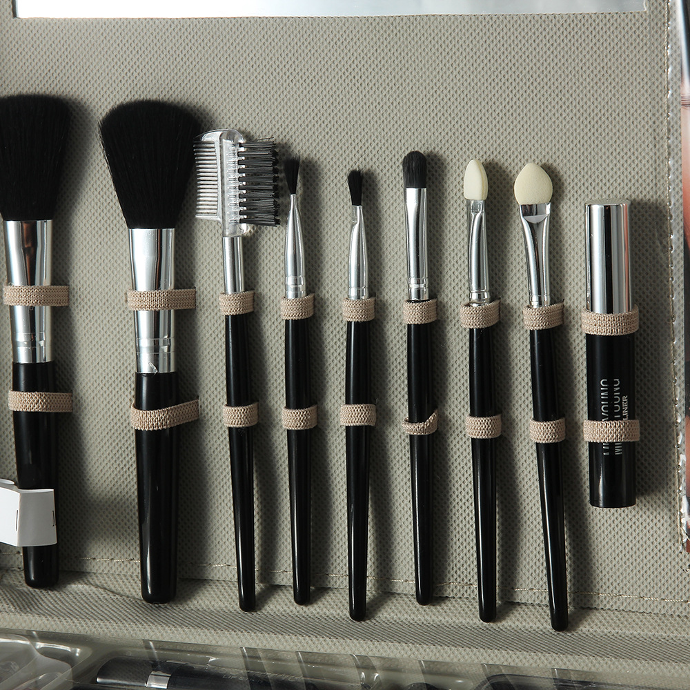 Makeup Artist Makeup Kit Portable Aluminum Alloy Cosmetics Makeup Set Eye Shadow Lipstick Liquid Foundation Combination Set Makeup Artist Makeup Kit Portable Aluminum Alloy Cosmetics Makeup Set Eye Shadow Lipstick Liquid Foundation Combination Set